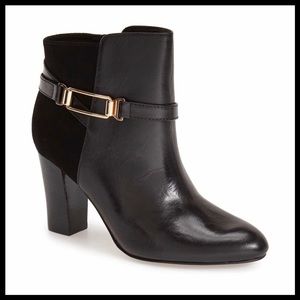 Nordstrom▪Isola▪Black Leather/Suede Bootie